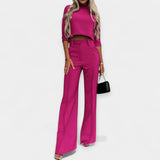 Set Crop Top e Pantaloni