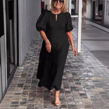 Juliana - Elegant Puff-Sleeve Dress