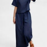 Set Pantaloni Leggeri con Maglietta a Manica Corta