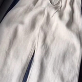 Grace | Wide-leg Pants in Cotton and Linen Blend