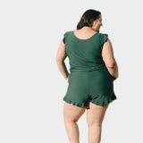 Costume da bagno con Volant e Supporto per il Seno