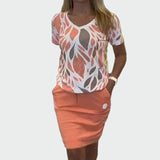 Set Top con Design e Gonna Elegante