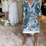 Moonie - Sunburst Printed Dress