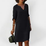 Abito Giornaliero con Scollatura a V