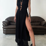 Zolla - Textured Slit Dress