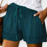Shorts con Cintura Regolabile