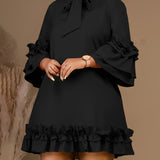 Fritzi - Bold Ruffled Dress