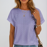 Orlena - Casual Eyelet Top