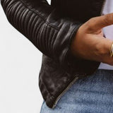 Flavia | Giacca Pelle Raffinata