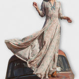 Maxi abito in morbido stile bohemien