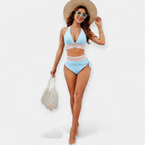 Bikini a Vita Alta con Imbottitura