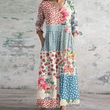 Olivia - Graceful Retro Maxi Dress