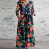 Olivia - Graceful Retro Maxi Dress