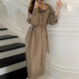 Evelia - Cozy Wrap Dress
