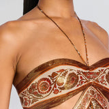 Abito Maxi Aura Dorata