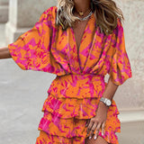 Margaret - Stylish Print Dress