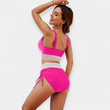 Bikini a Vita Alta con Imbottitura