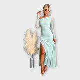 Abito Impressionante con Linea Elegante