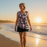 Pippa | Floral Print Tankini Set