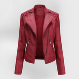 Maura | Giacca classica in pelle morbida