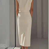 Ivy - Midi Dress with Side Slit