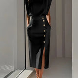 Ivy - Midi Dress with Side Slit