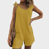 Tutina con Spalline a Fiocco e Tasche