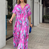 Marnie - Vibrant Abstract Dress