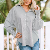 Quinlee - Stripe Relaxed Shirt