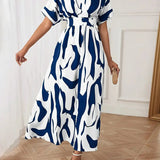 Bixie - Abstract Elegance Dress