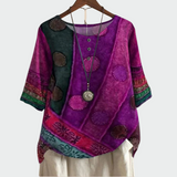 Maglietta morbida con design artistico