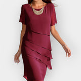 Elegante Abito in Chiffon