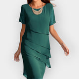 Elegante Abito in Chiffon