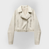 Bianca | Giacca versatile in pelle di qualità