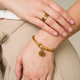 Bracciale d'Oro con Design Monetario