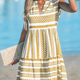 Katrina - Geometric Summer Dress