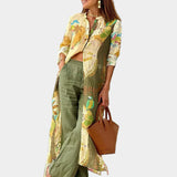 Set Elegante Coordinato in Lino con Moderno Semplicità e Comoda Fluidità