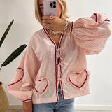 Irissa - Heart Blouse