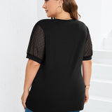 Lumiera - Elegant Puff-Sleeve Top