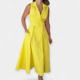 Abito Midi con Colletto