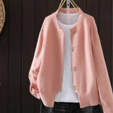 ELARA | CARDIGAN CON BOTTONI PERLA