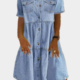 Vestito jeans bohemien