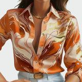Camicia in Satin Fluttuante