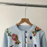 Sahara | Elegante cardigan con fiori