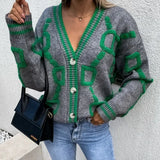 Nanette | Gilet trendy con design geometrico