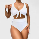 Alessia - Bikini a vita alta con effetto snellente sull'addome e sulle gambe