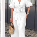 Natasha - Elegant V-Neck Dress