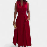 Abito Midi con Collo