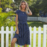 Beth - Polka Bloom Dress
