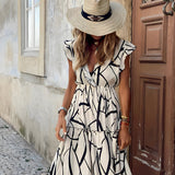 Jolly - Elegant Printed Dress